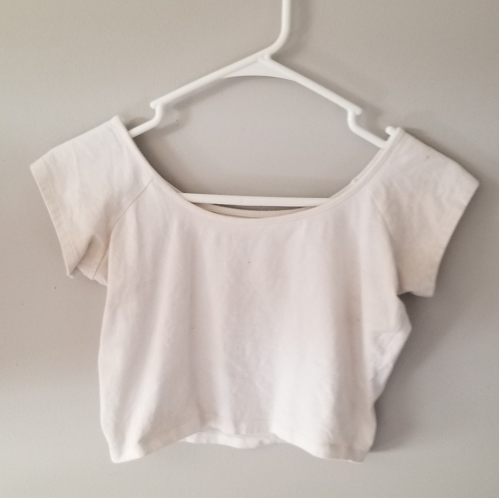 Wet Seal White Crop Top